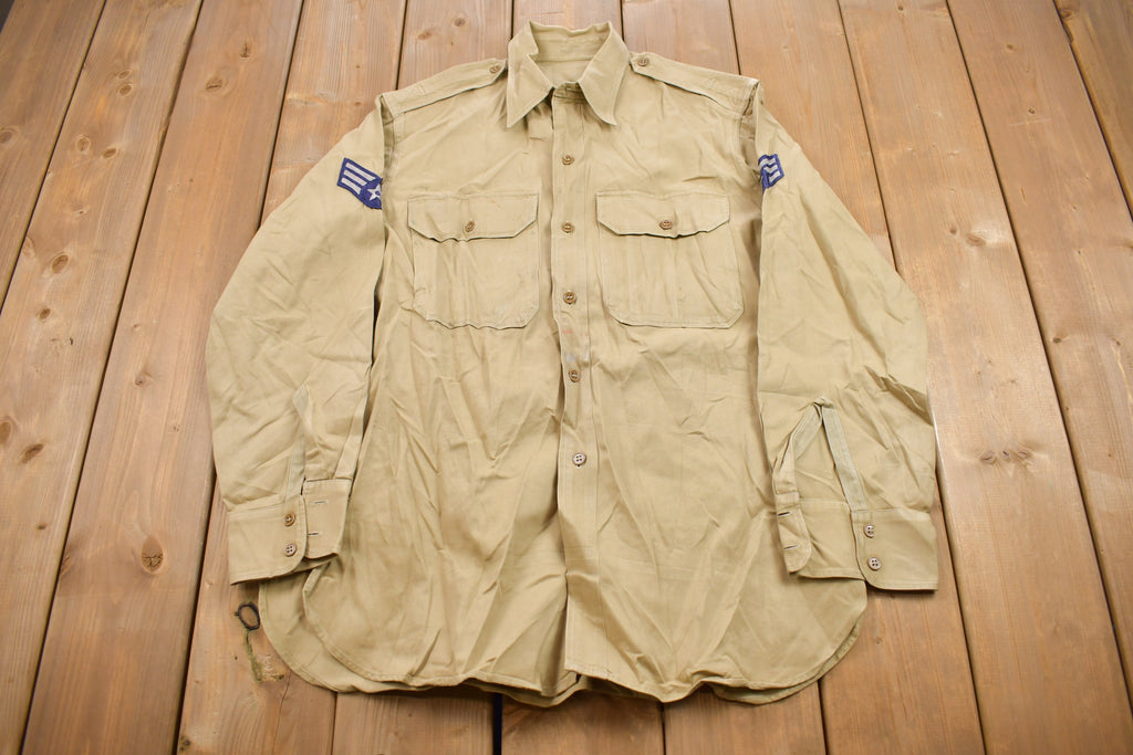 Vintage 1980s Army Military Air Force Jacket