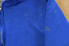 Vintage 1990s Pluma Blank Thermal Lined Full Zip Hoodie Men's Medium