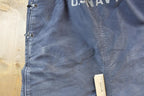 Vintage 1940s N Deck Bib Overalls WWII Blue