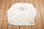 Vintage 1990s Traverse City Long Sleeve  90s Long Sleeve  Scurvy Dogs  Distressed  Souvenir  Streetwear  Travel And Tourism