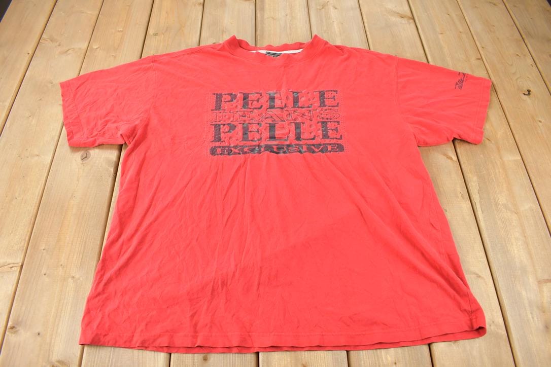 Vintage 1990s Pelle Pelle Jeans Marc Buchanan Graphic T-Shirt Size XXL