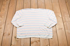 Vintage Rainbow Striped Knitted Sweater