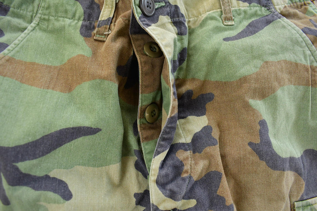 Vintage 2000s Army Military Woodland Camo Cargo Pants Men's Medium