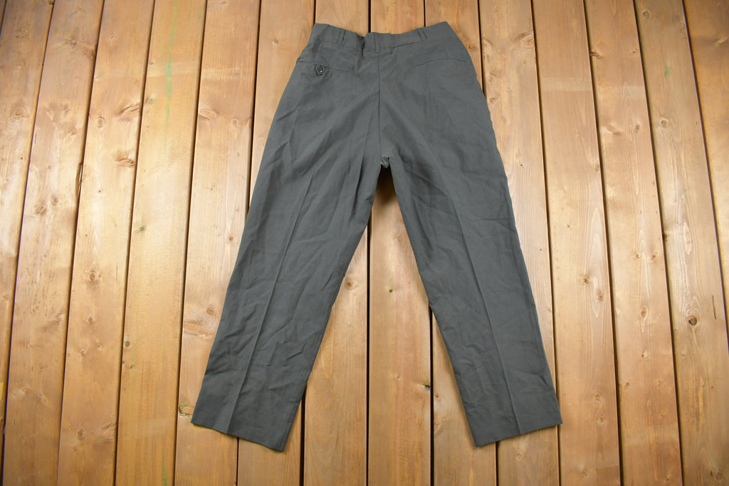 Vintage 1960s Simple Straight Trousers Size 31 x 28
