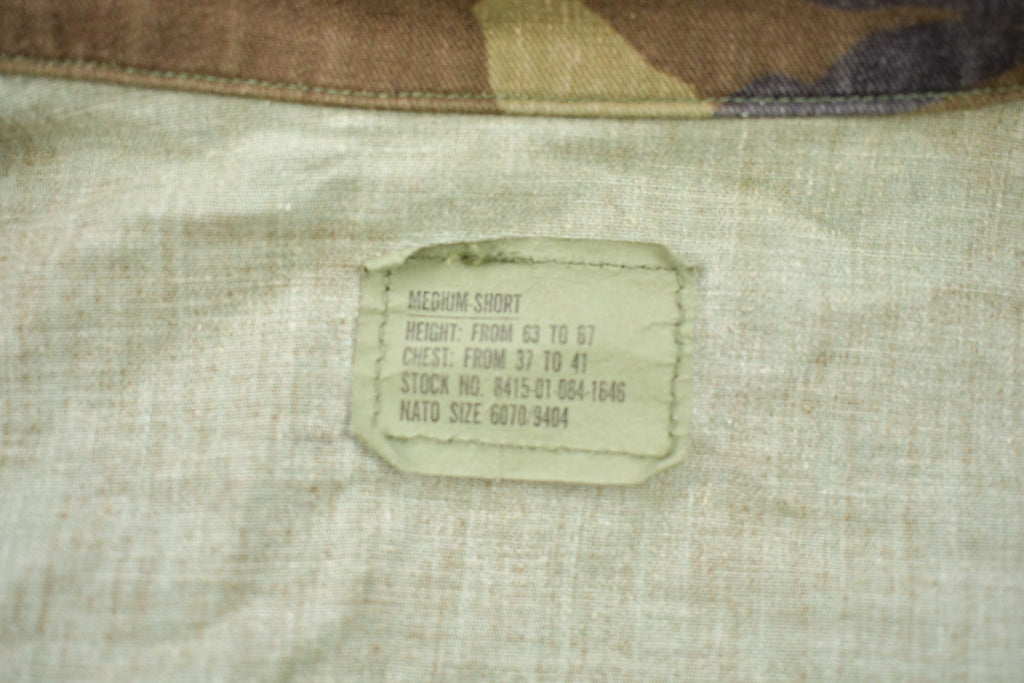Vintage Military Button Up Shirt