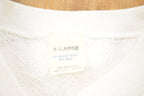 Vintage 1990s Blank White Crewneck Sweatshirt