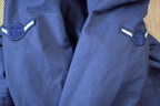 Vintage 1940s Military Navy Sailor Officer Long Trench Coat