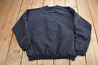 Vintage 1990s Artisans Blue Jays Theme Button Up Sweater