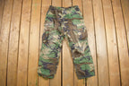 Vintage 2001 Army Woodland Camouflage Cargo Pants Size 26.5 - 29.5 - 27.5 x 29.5