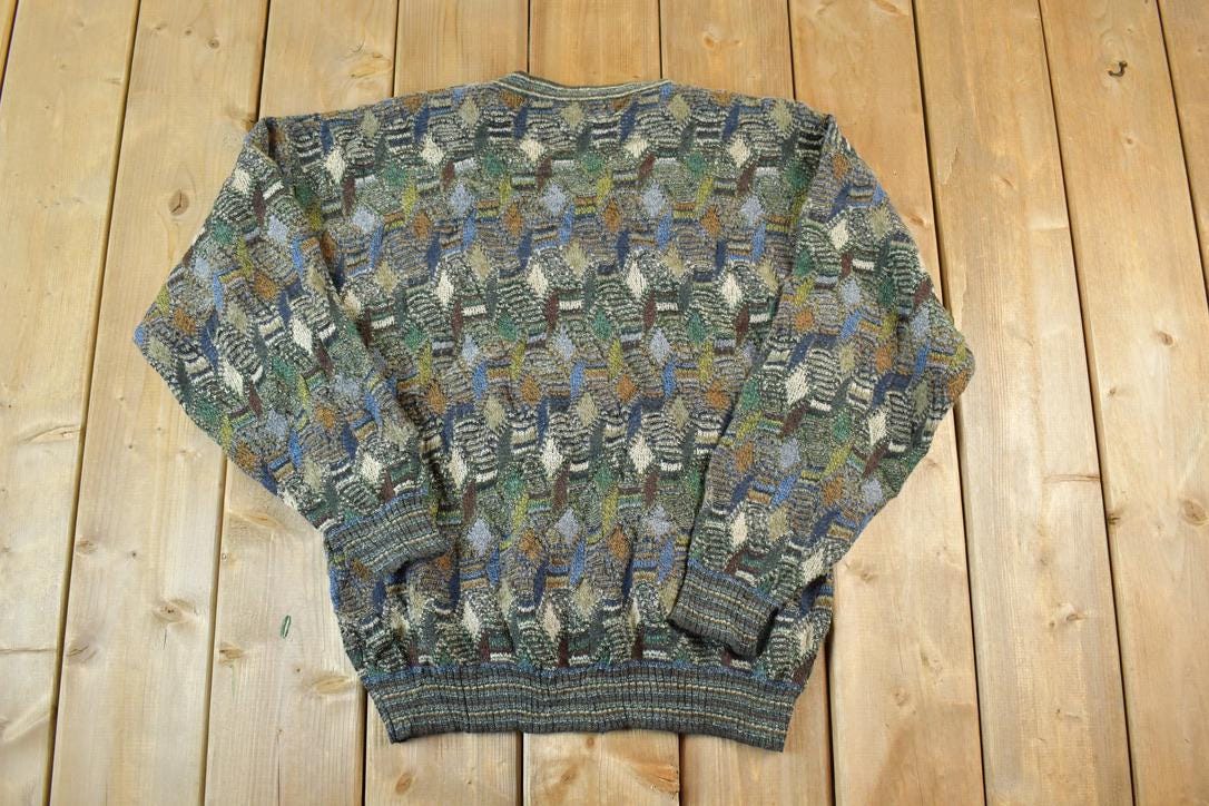 Vintage 1990s Tino Tinti Knit Crewneck Sweater