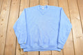 Vintage 1990s Russell Athletics Blank Blue Crewneck Sweatshirt