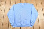 Vintage 1990s Russell Athletics Blank Blue Crewneck Sweatshirt