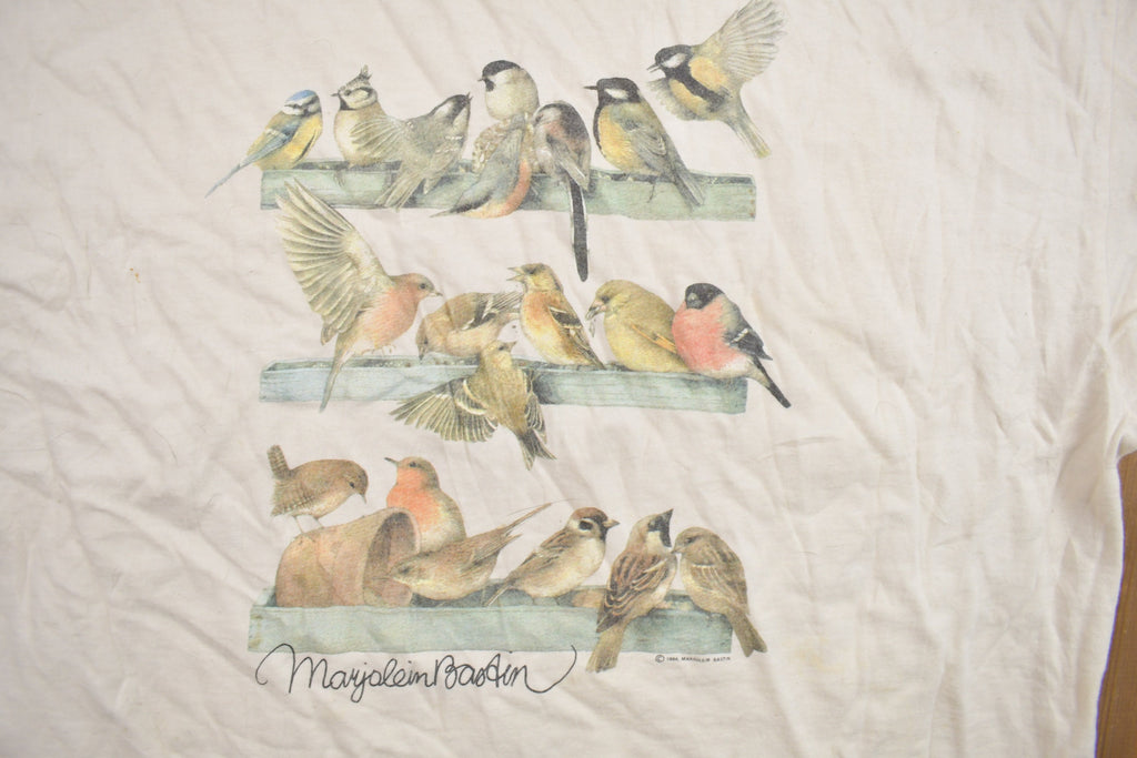 Vintage 1990s Hallmark Birds Theme Graphic T-Shirt