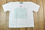 Vintage 1990s Beaver Canoe Family Tree Graphic T-Shirt