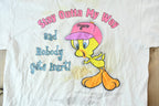 Vintage 1990s Tweety Bird Stay Outta My Way Graphic T-Shirt