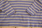 Vintage 1990s LL Bean Striped Souvenir Boating Crewneck Shirt Womens M / 90s Crewneck / Travel Vacation Sweater