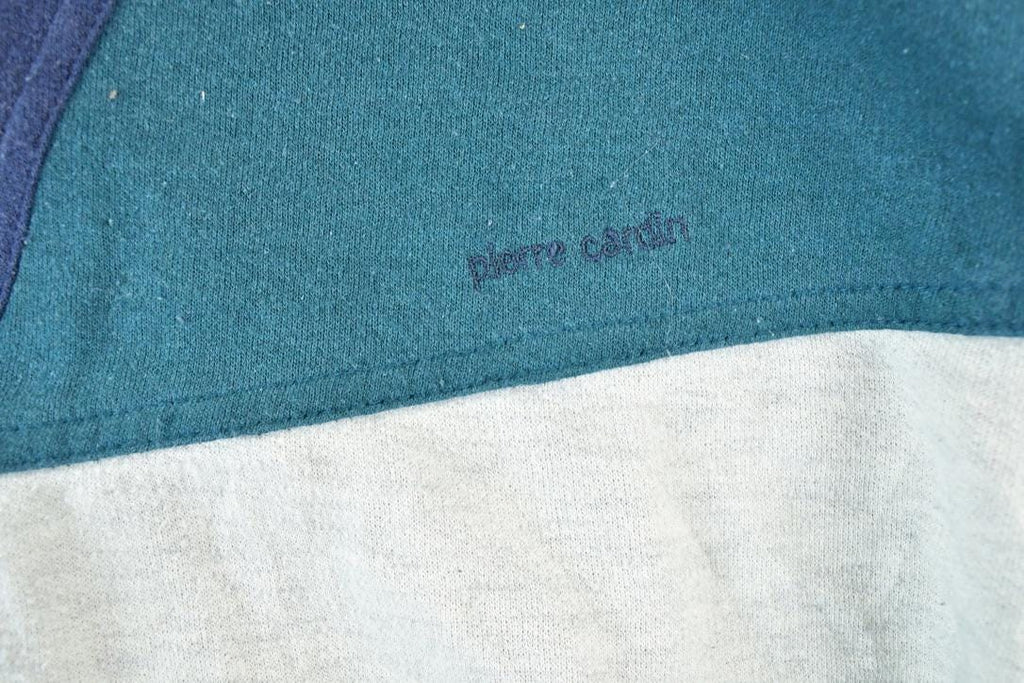 Vintage 1990s Pierre Cardin Crew Neck Zip Up Sweatshirt