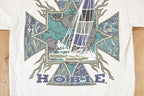 Vintage 1990s Hobie Souvenir Sailboating Travel T-Shirt Men's M