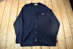 Vintage 1980s IZOD Knit Cardigan Sweater