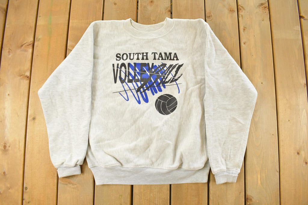 Vintage 1990s South Tama Volleyball Club Crewneck Sweatshirt Men's Large