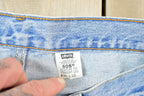 Vintage 1990s Levi Strauss Red Tab 505 Denim Jeans Size 38 x 30 Made In USA