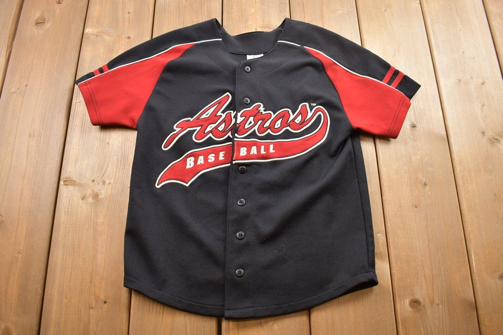 Vintage 1990s Astros Button Up MLB Baseball Jersey