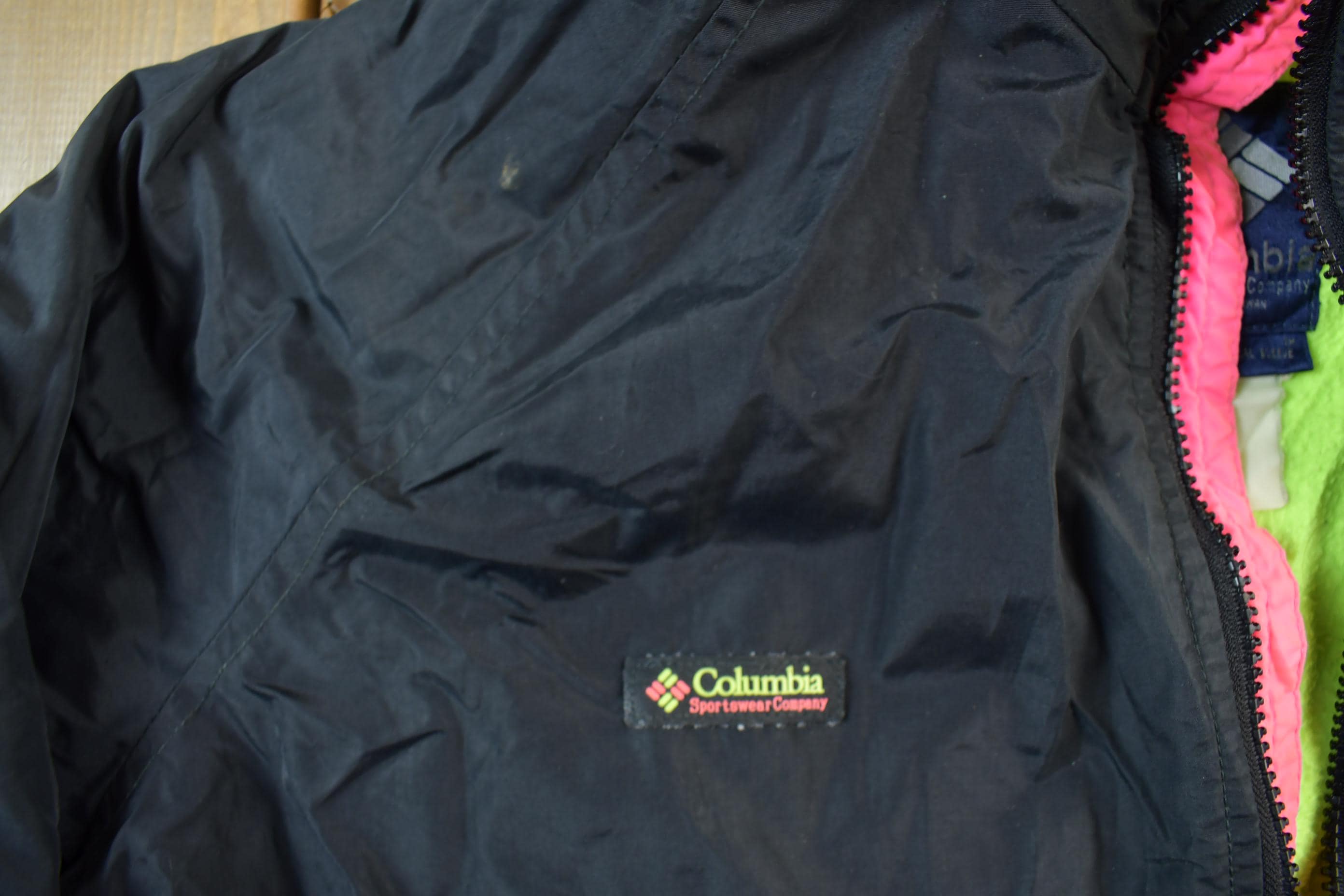 Vintage 1980s Columbia Sportswear Fleece Lined Jacket