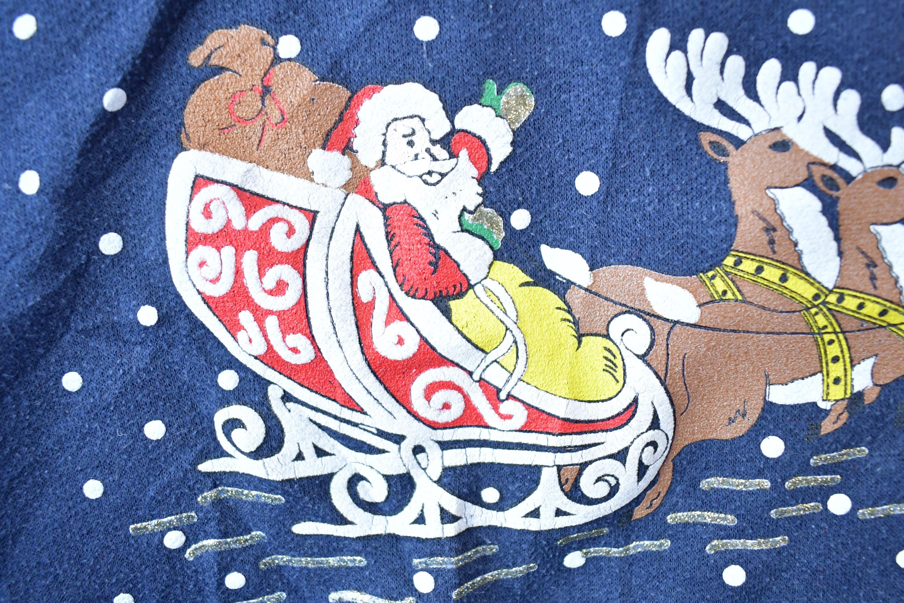 Vintage 1990s Cute Christmas Crewneck Sweater