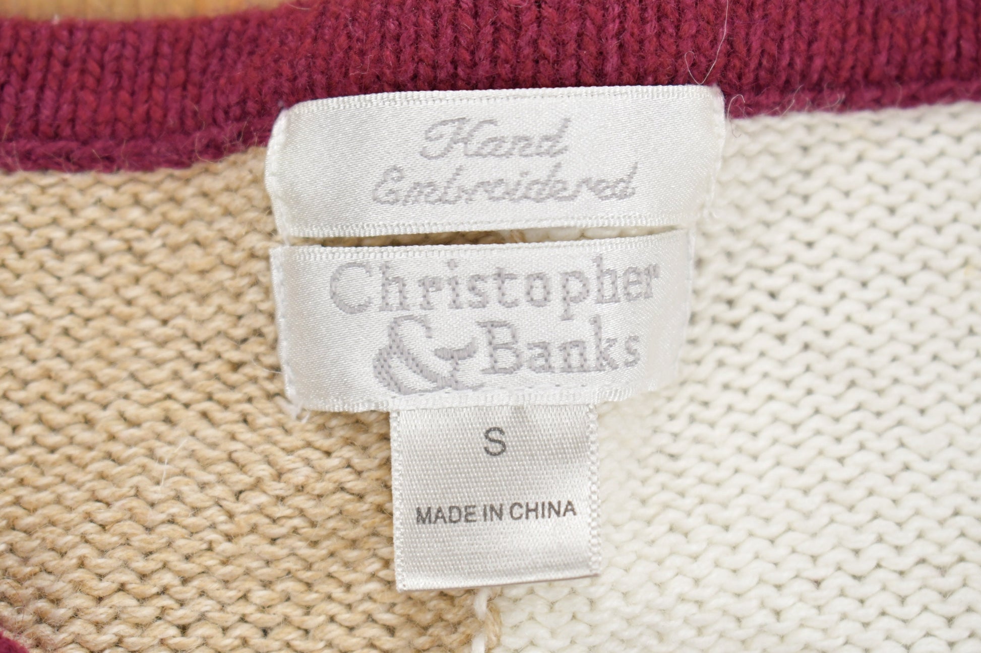 Vintage 1990s Christopher Banks Knit Cardigan Sweater