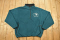 Vintage 1990s Big Manistee River Fleece Zip Up Sweater
