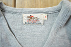 Vintage 1970s Steeple Chase Knit V- Neck Sweater