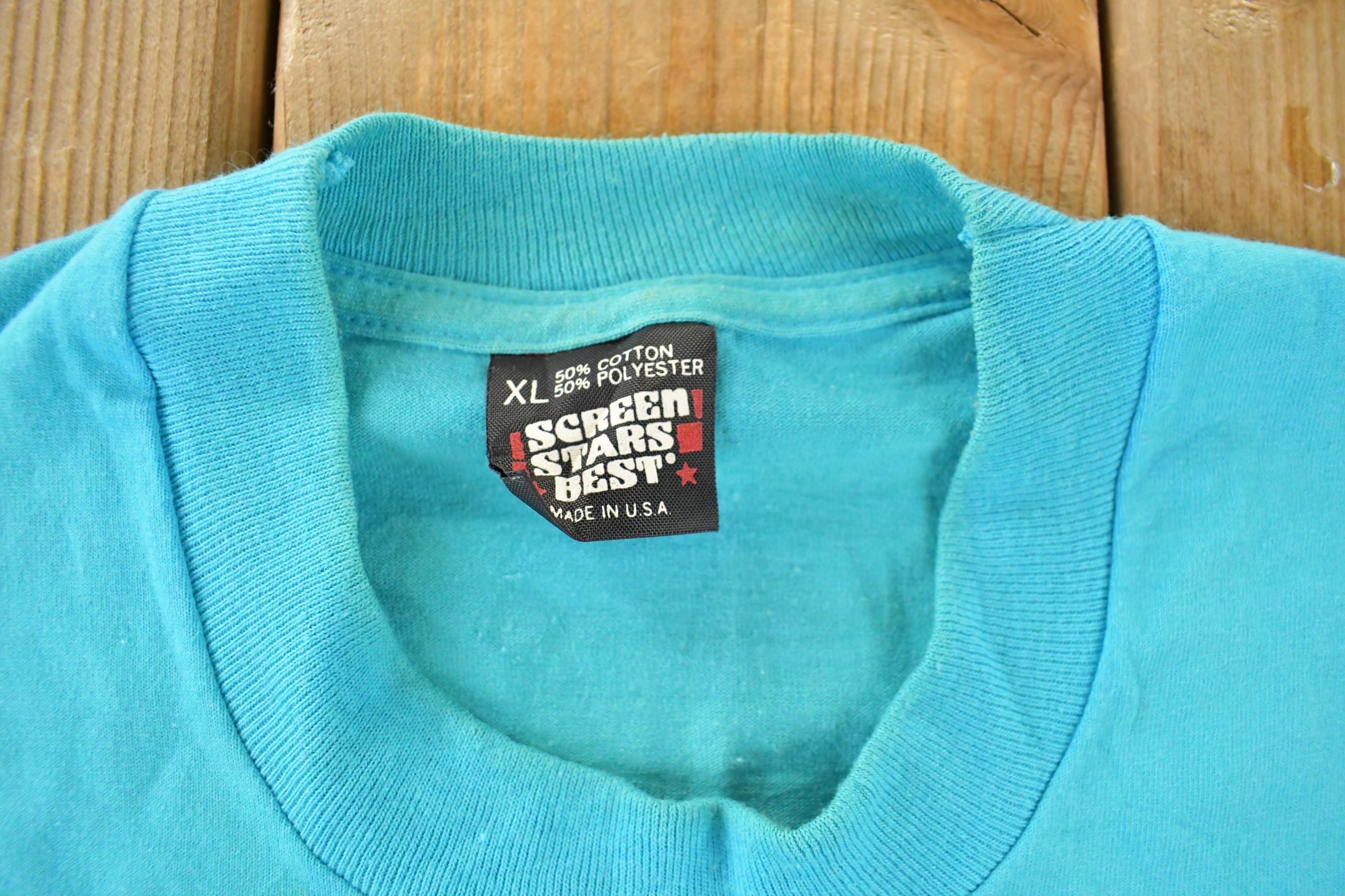 Vintage 1990 Country Fest Music Fair Graphic T-Shirt Men's Large