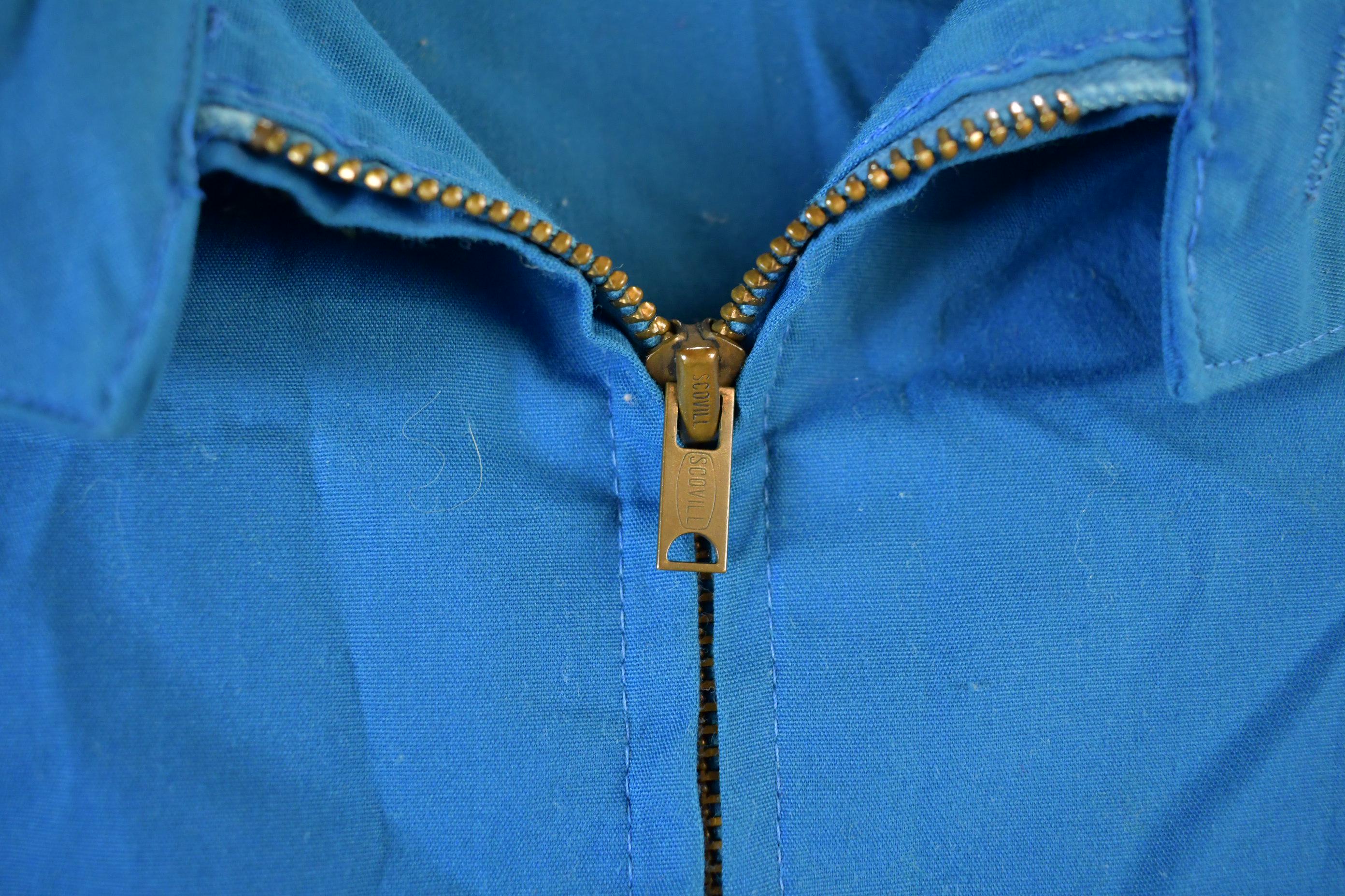 Vintage 1970s JC Penney Penn Prest Zip Up Harrington Jacket Men's XL /