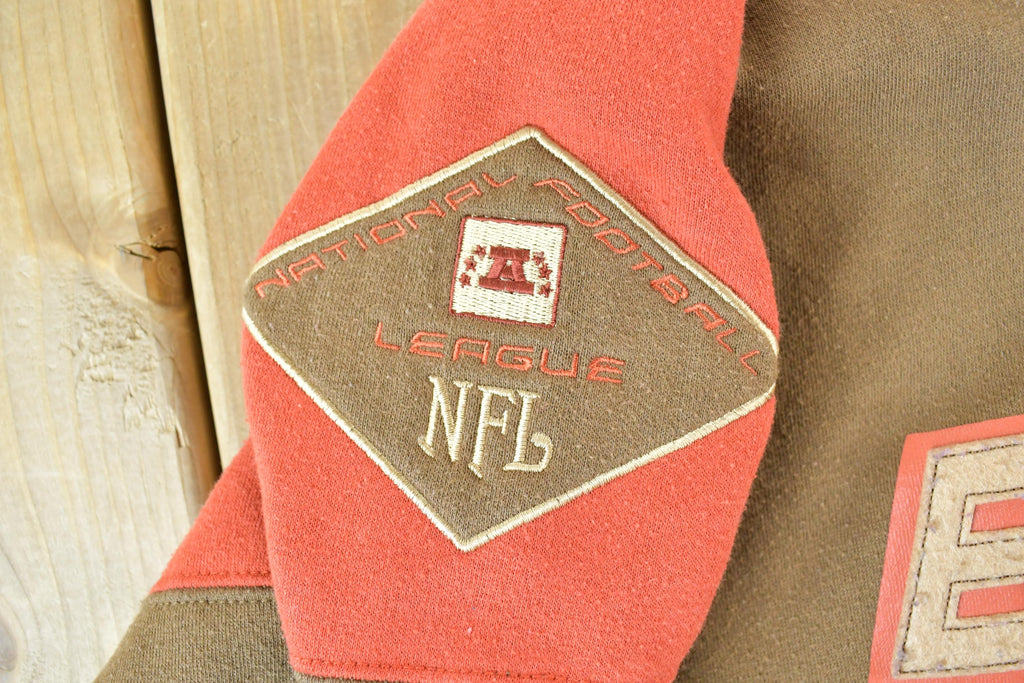 Vintage 1990s Cleveland Browns Full Zip NFL Hoodie Sweatshirt