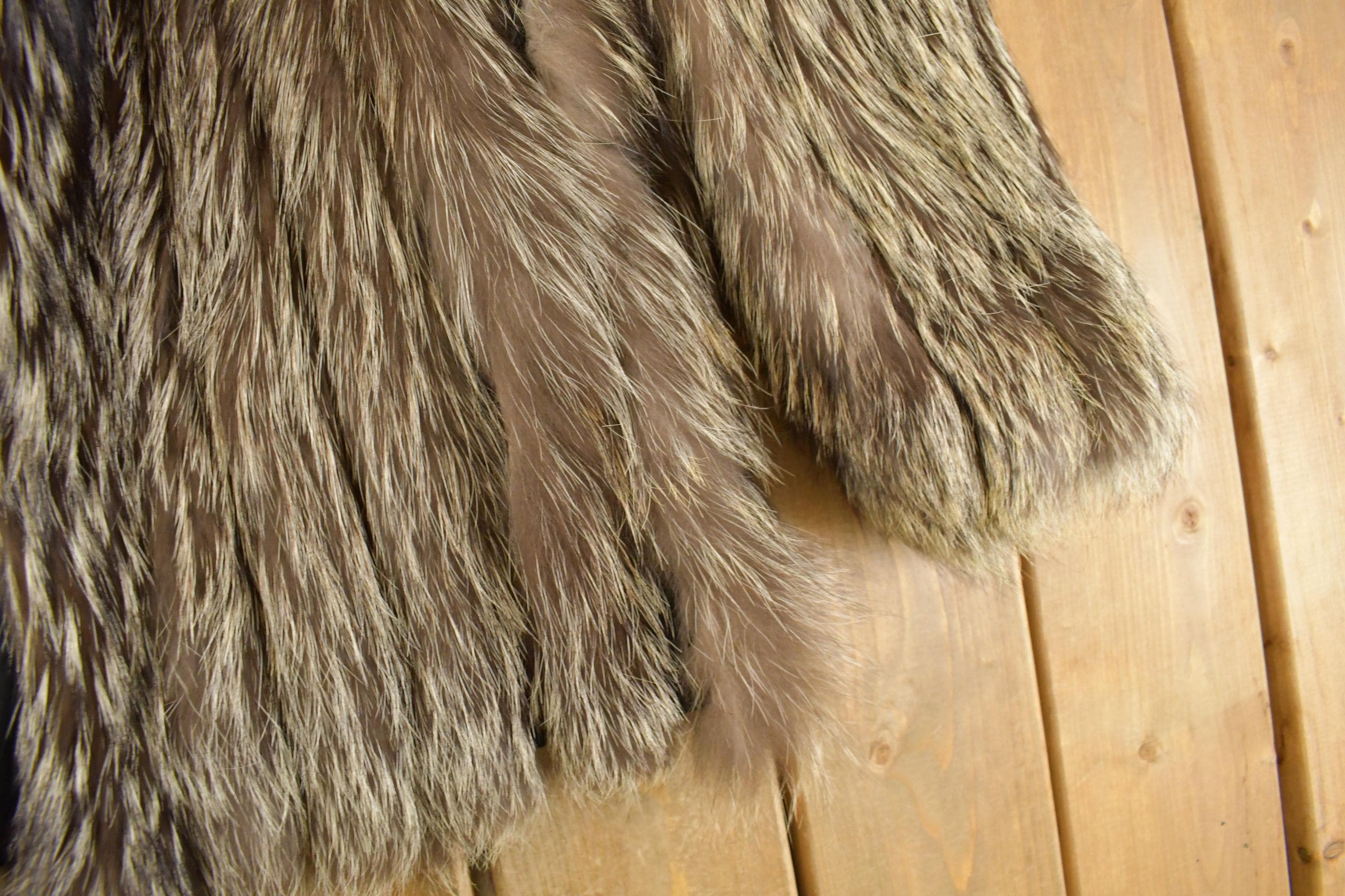 Vintage 1980s Saga Fox Fox Fur Jacket Women's Large