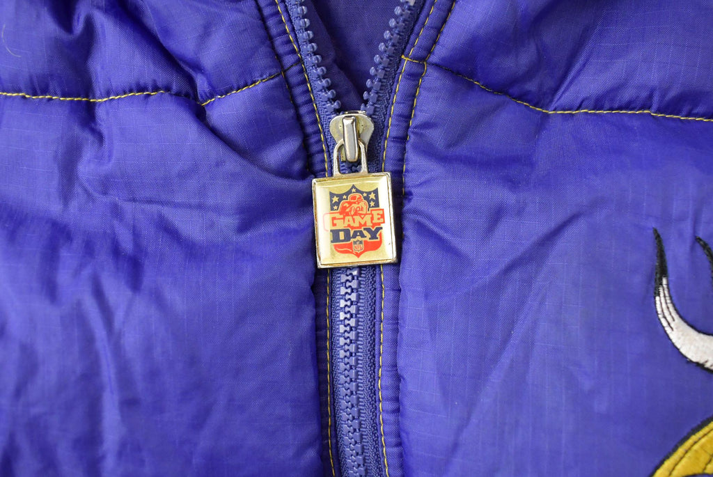 Vintage 1990s Minnesota Vikings NFL Game Day Jacket Men's XL