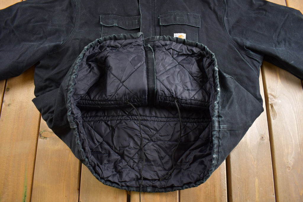 Vintage 1990s Traditional Carhartt Work Coat  Workwear  Vintage Carhartt  Distressed Carhartt