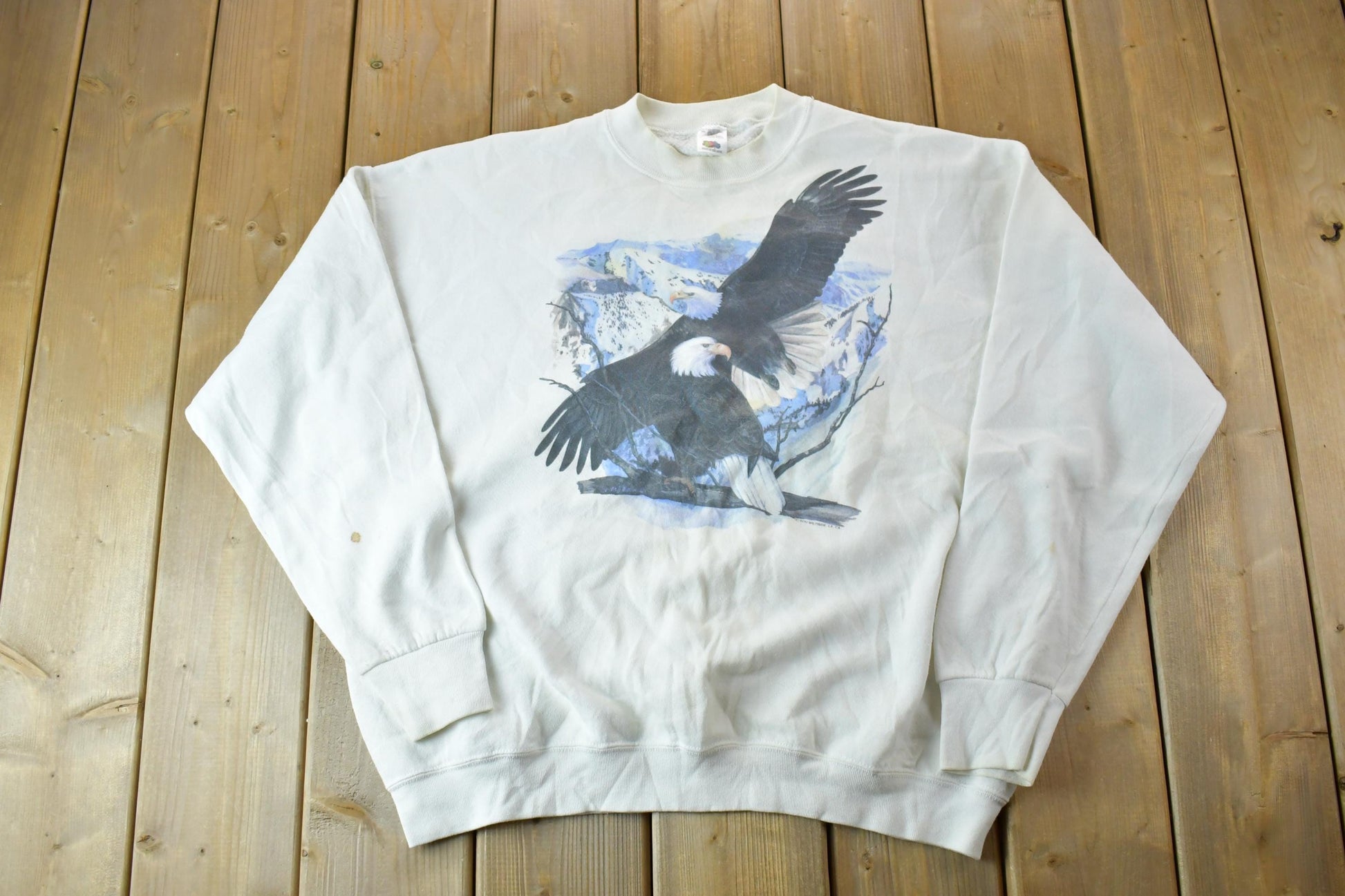 Vintage 1990s Eagle Mountain Crewneck  Souvenir  Vintage Sweatshirt  Outdoorsman  Wilderness Sweatshirt  Made In USA