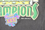 Vintage 1996 Logo 7 Green Bay Packers Super Bowl Champions NFL T-Shirt Men's L