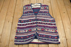 Vintage Y2K Knit Cardigan Vest
