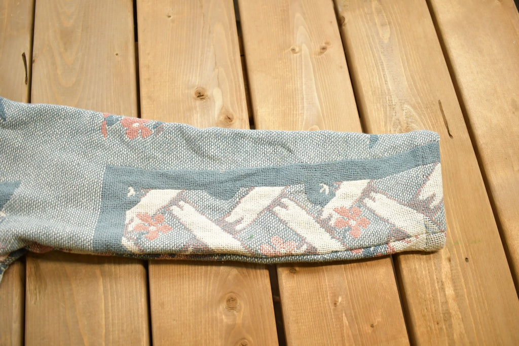 Vintage 1990s Tennis Themed Quilt Jacket