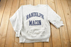 Vintage 1990s Randolph Macon College Collegiate Champion Reverse Weave Crewneck