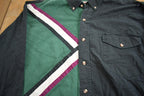 Vintage 1990s Cumberland Outfitters Embroidered Abstract Pattern Button Up Shirt