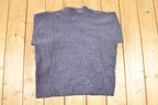 Vintage 1990s Gabriella Frattini Setball Abstract Knit Crewneck Sweater Mens L
