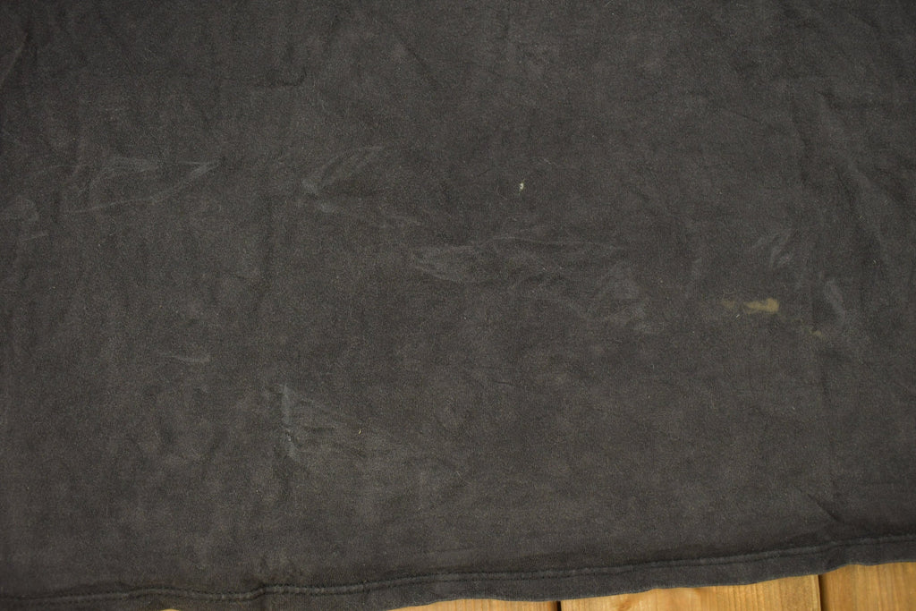Vintage 2000 Harley Davidson Flaming Bald Eagle Graphic T-Shirt