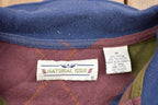 Vintage 1990s Natural Issue Diamond Pattern Button Up Shirt