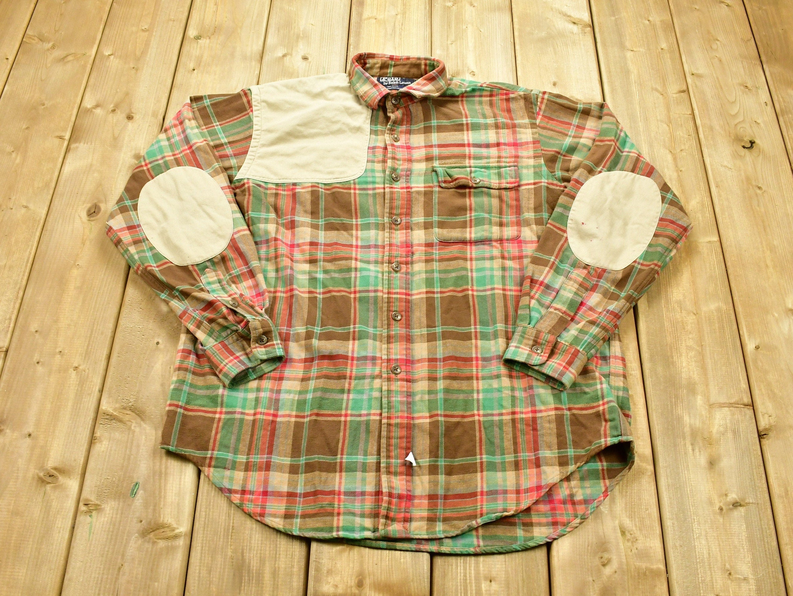 Vintage 1990s Polo Ralph Lauren Button Up Hunting Shirt
