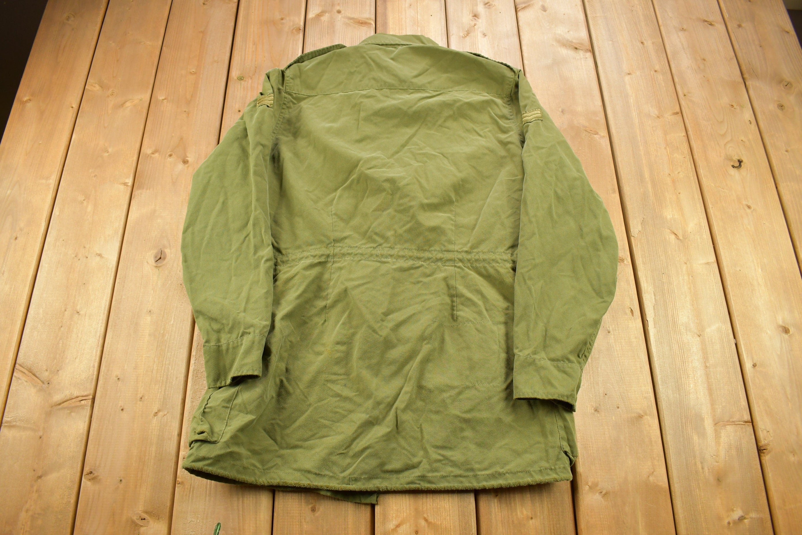 Vintage 1980s Canadian Army Military Field Jacket