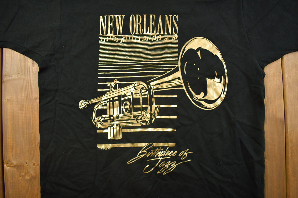 Vintage 1990s New Orleans "Birthplace Of Jazz" T-Shirt