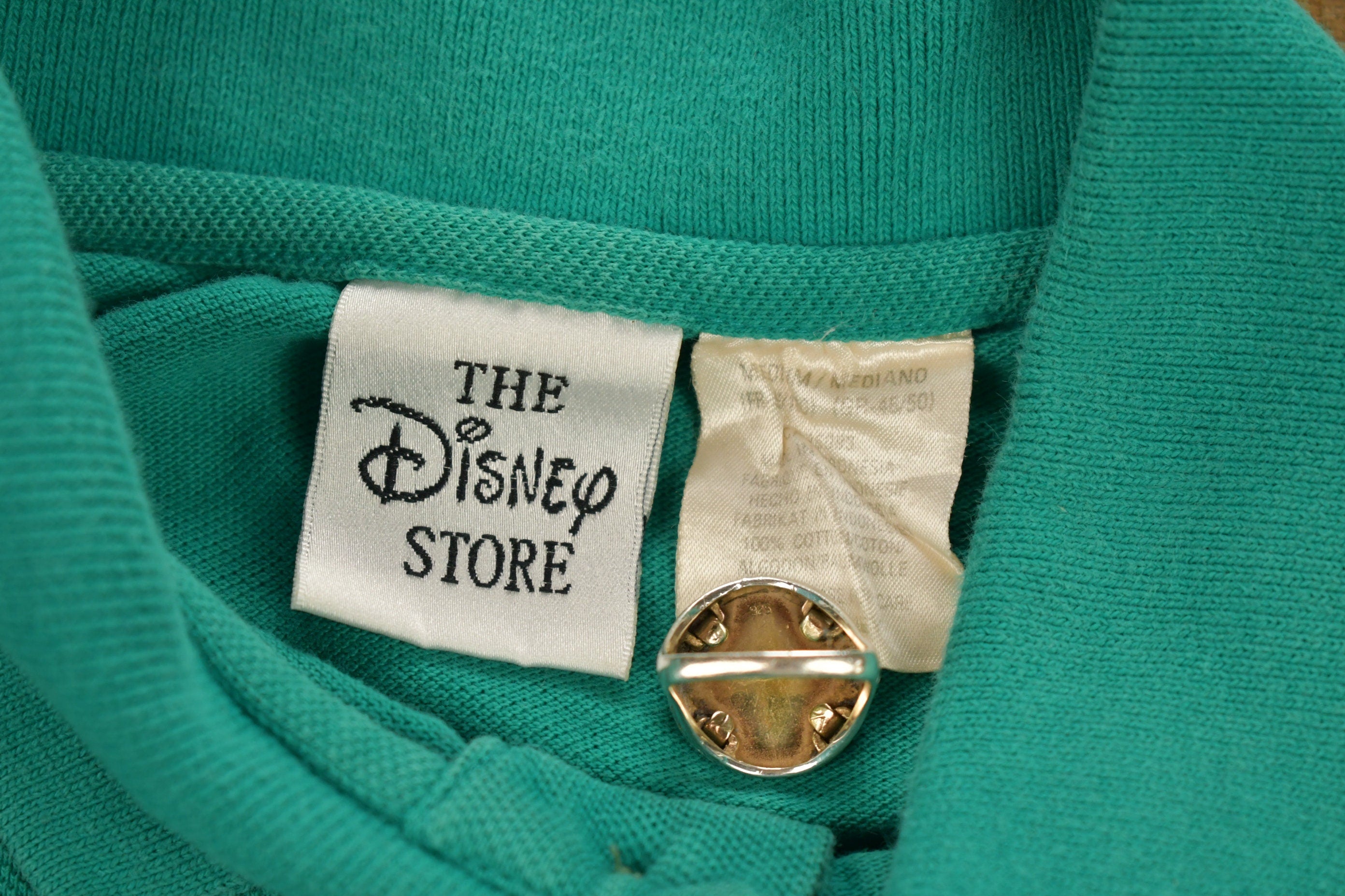 Vintage 1990s The Disney Store Tigger Embroidered Polo T-Shirt